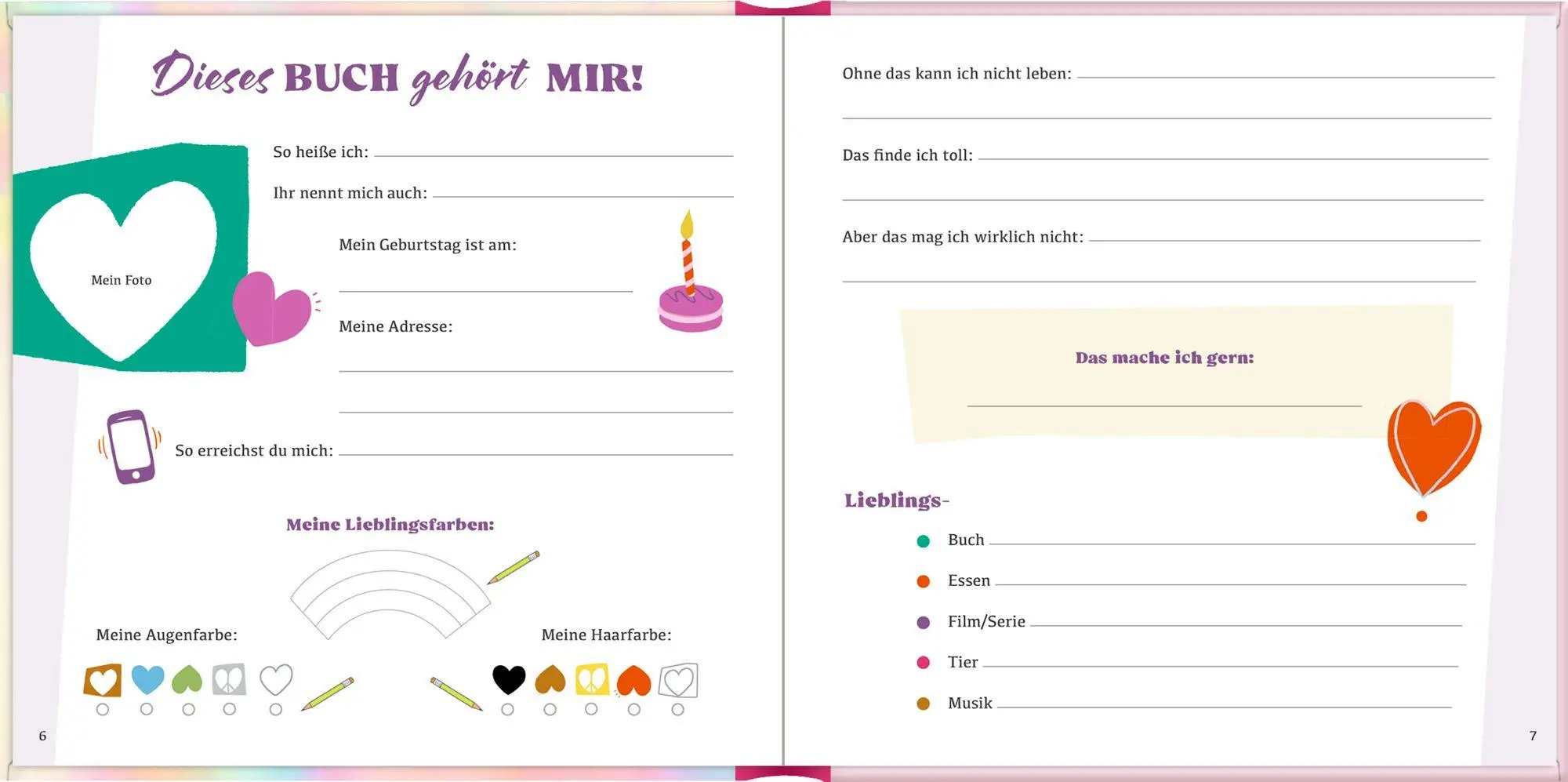 Bild: 4050003958170 | Freundebuch - Friends Forever | Write with love | Buch | 96 S. | 2025