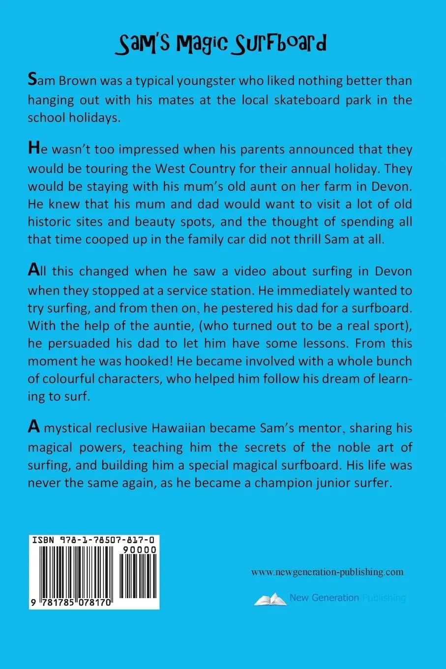 Rückseite: 9781785078170 | Sam's Magic Surfboard | John Phipps | Taschenbuch | Englisch | 2016