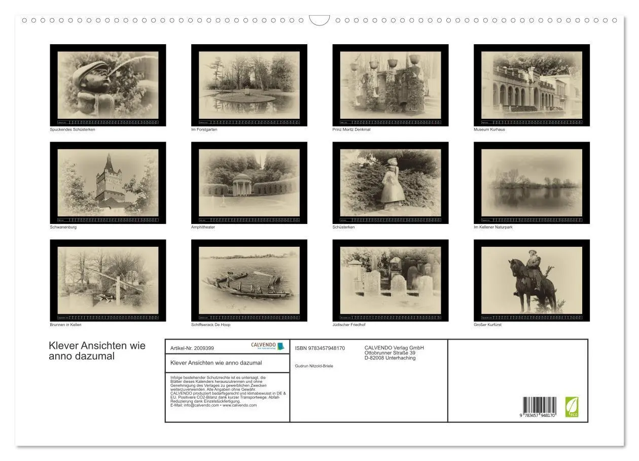 Bild: 9783457948170 | Klever Ansichten wie anno dazumal (Wandkalender 2026 DIN A2 quer),...
