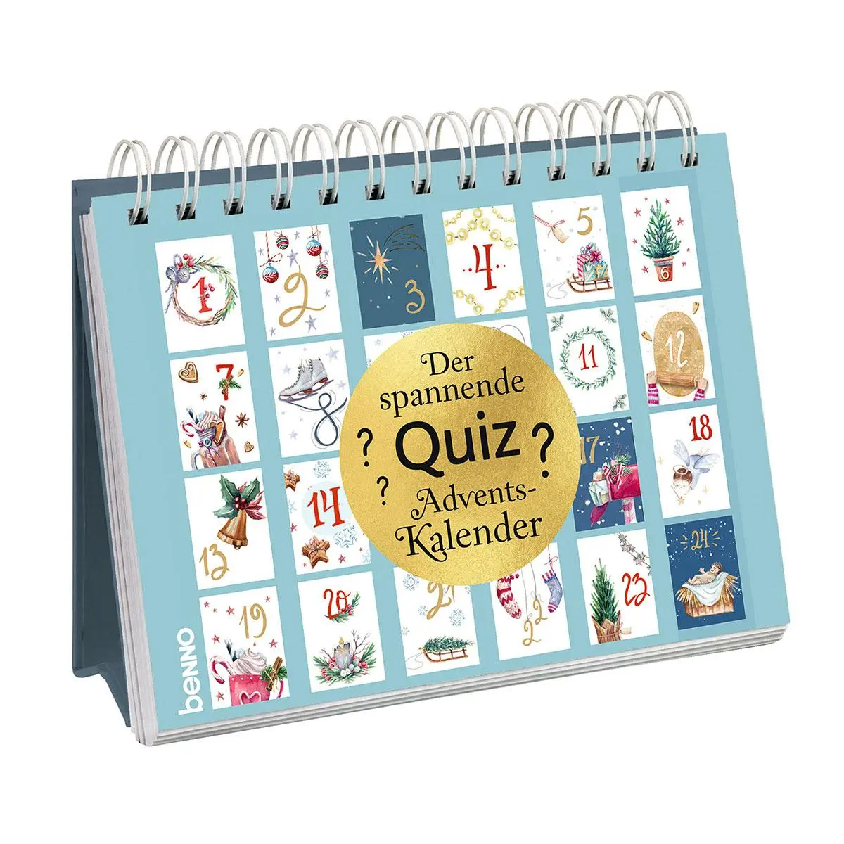 Cover: 9783746268170 | Der spannende Quiz-Adventskalender | Taschenbuch | 52 S. | Deutsch