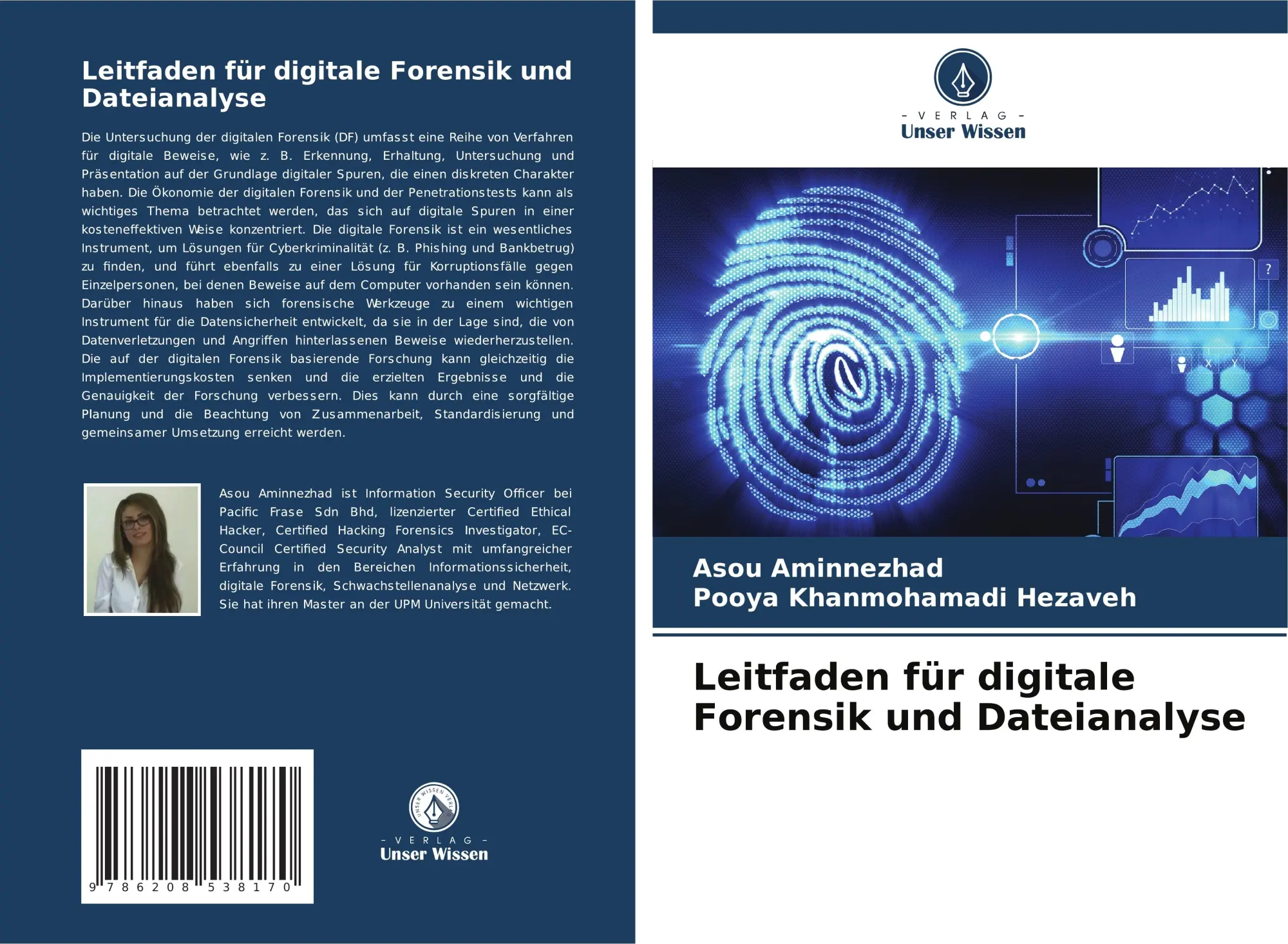 Cover: 9786208538170 | Leitfaden für digitale Forensik und Dateianalyse | Aminnezhad (u. a.)
