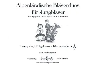 Cover: 9990001088170 | Alpenländische Bläserduos für Jungbläser Trompete / Flügelhorn /...