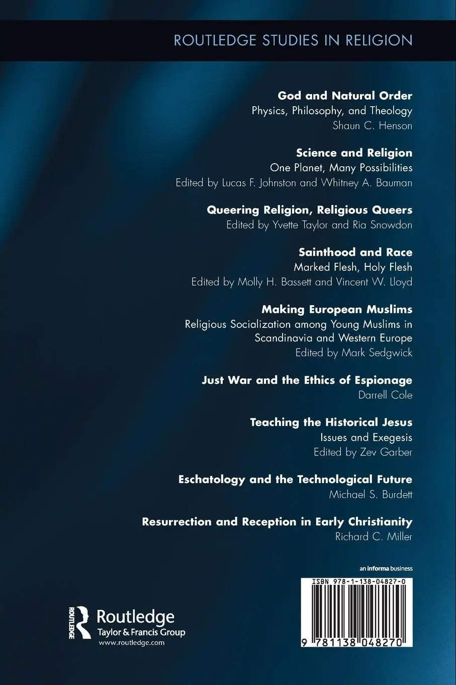 Rückseite: 9781138048270 | Resurrection and Reception in Early Christianity | Richard C. Miller