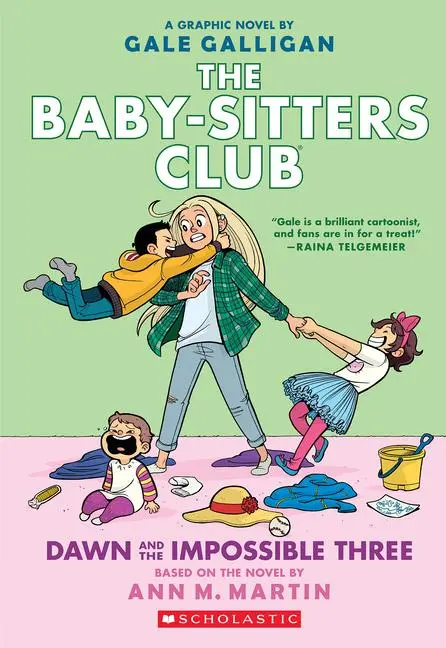 Cover: 9781338888270 | Dawn and the Impossible Three: A Graphic Novel (the Baby-Sitters...