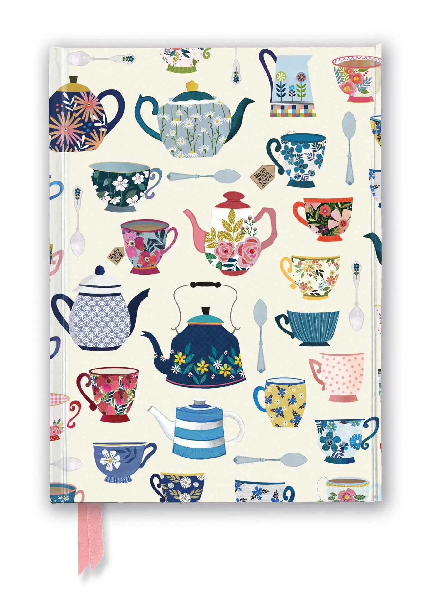 Flame Tree Publishing Georgia Breeze, Teapots (Foiled Journal)