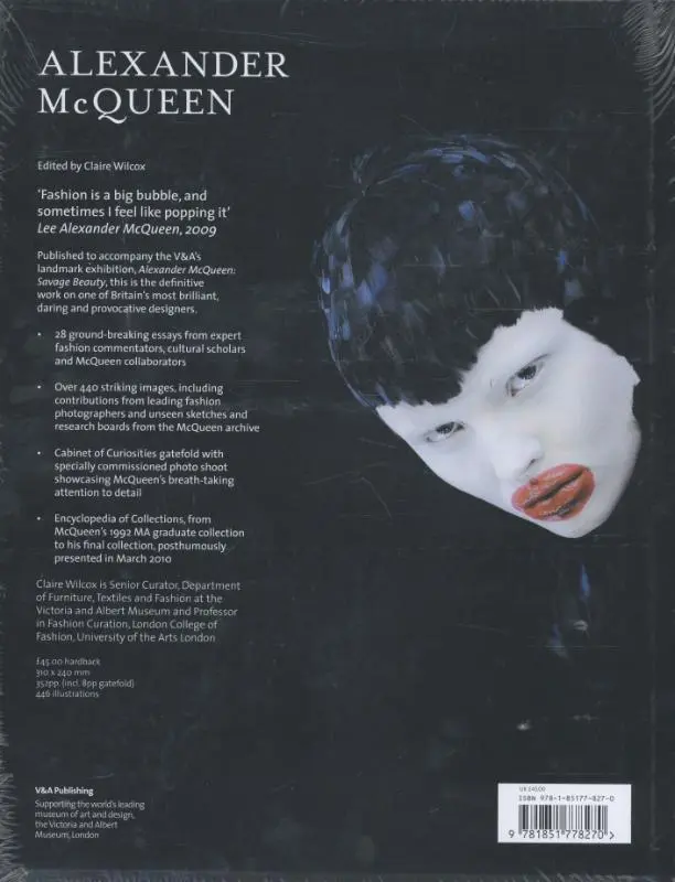 Rückseite: 9781851778270 | Alexander McQueen | Claire Wilcox | Buch | Gebunden | Englisch | 2015