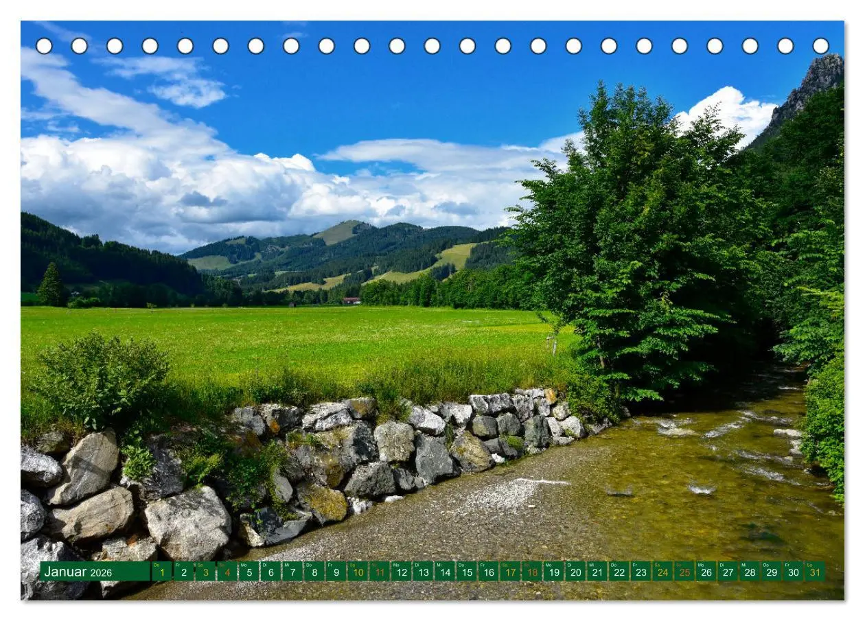 Bild: 9783457628270 | Erlebe mit mir das Allgäu (Tischkalender 2026 DIN A5 quer),...