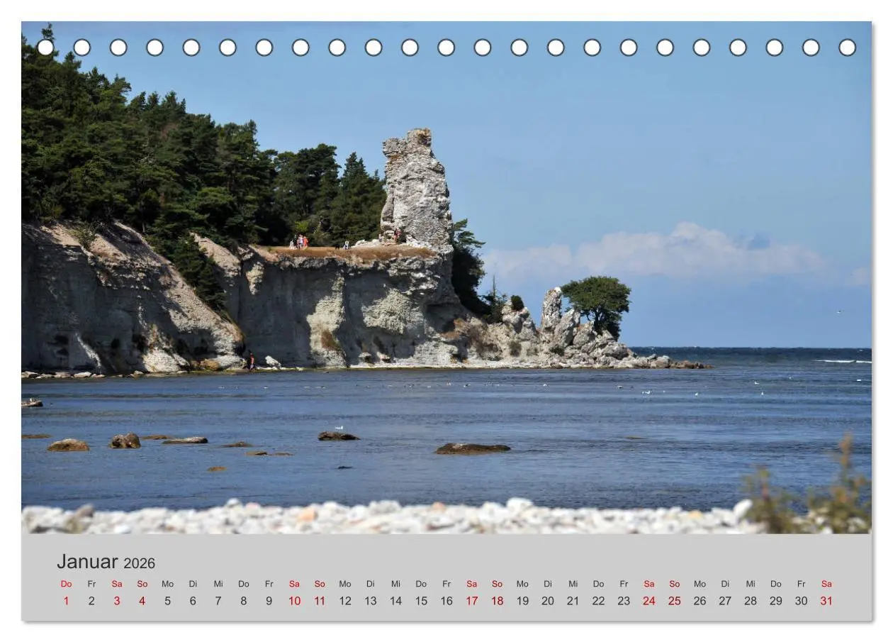 Bild: 9783457868270 | Gotland - Perle der Ostsee (Tischkalender 2026 DIN A5 quer),...