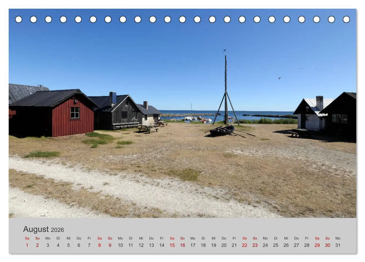 Bild: 9783457868270 | Gotland - Perle der Ostsee (Tischkalender 2026 DIN A5 quer),...