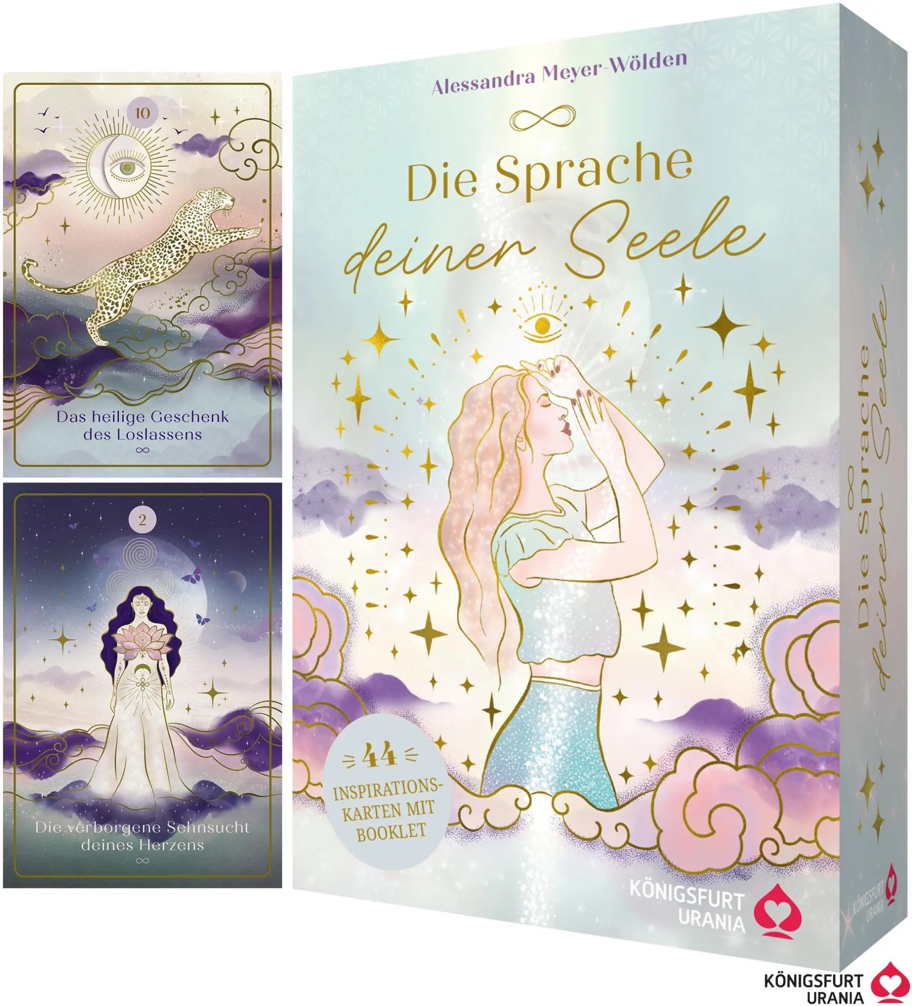 Cover: 9783868268270 | Die Sprache deiner Seele - 44 Inspirationskarten (Orakelkarten) | Buch