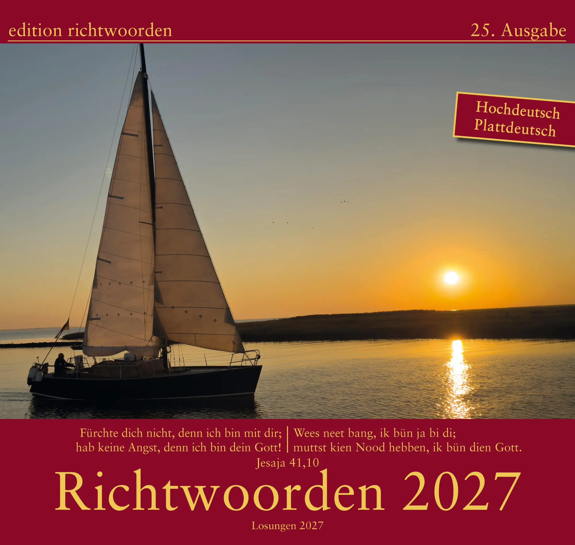 Cover: 9783910358270 | Richtwoorden 2027 | KG | Kalender | Deutsch | 2027 | EAN 9783910358270