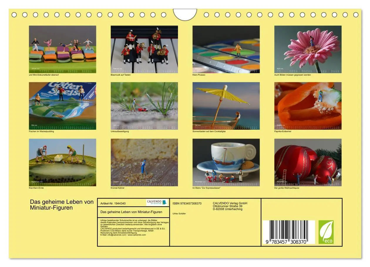 Bild: 9783457308370 | Das geheime Leben von Miniatur-Figuren (Wandkalender 2026 DIN A4...