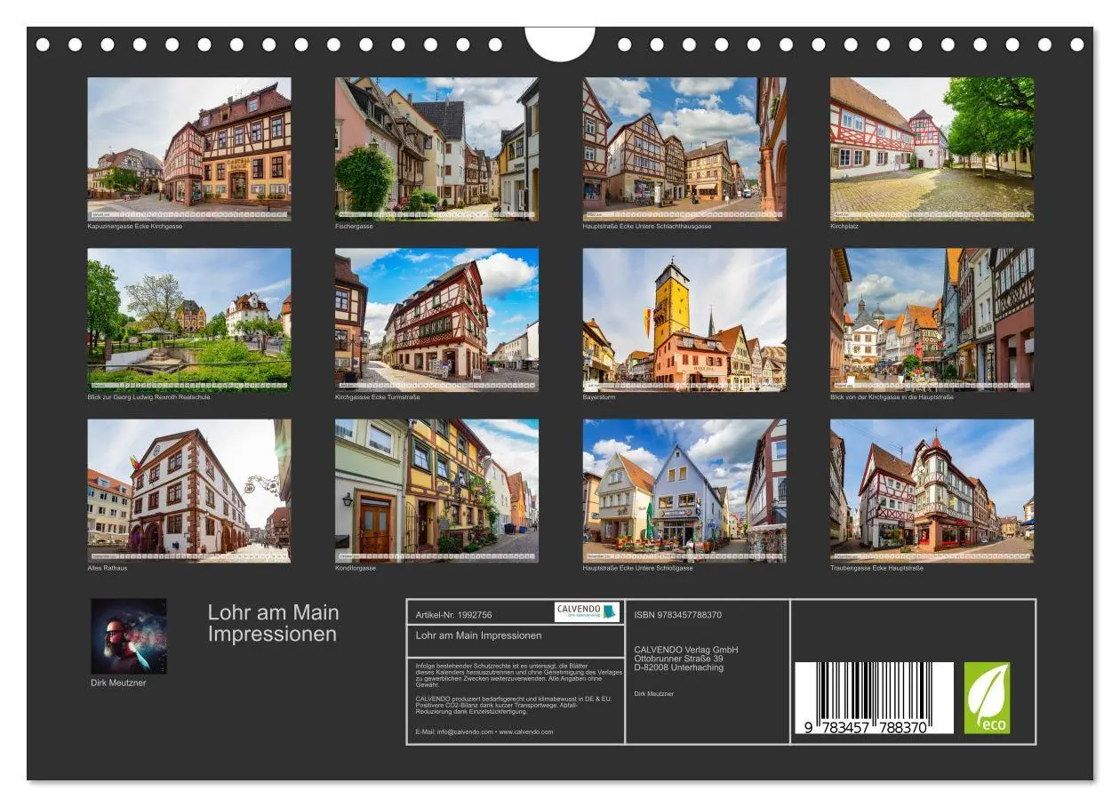 Bild: 9783457788370 | Lohr am Main Impressionen (Wandkalender 2026 DIN A4 quer), CALVENDO...