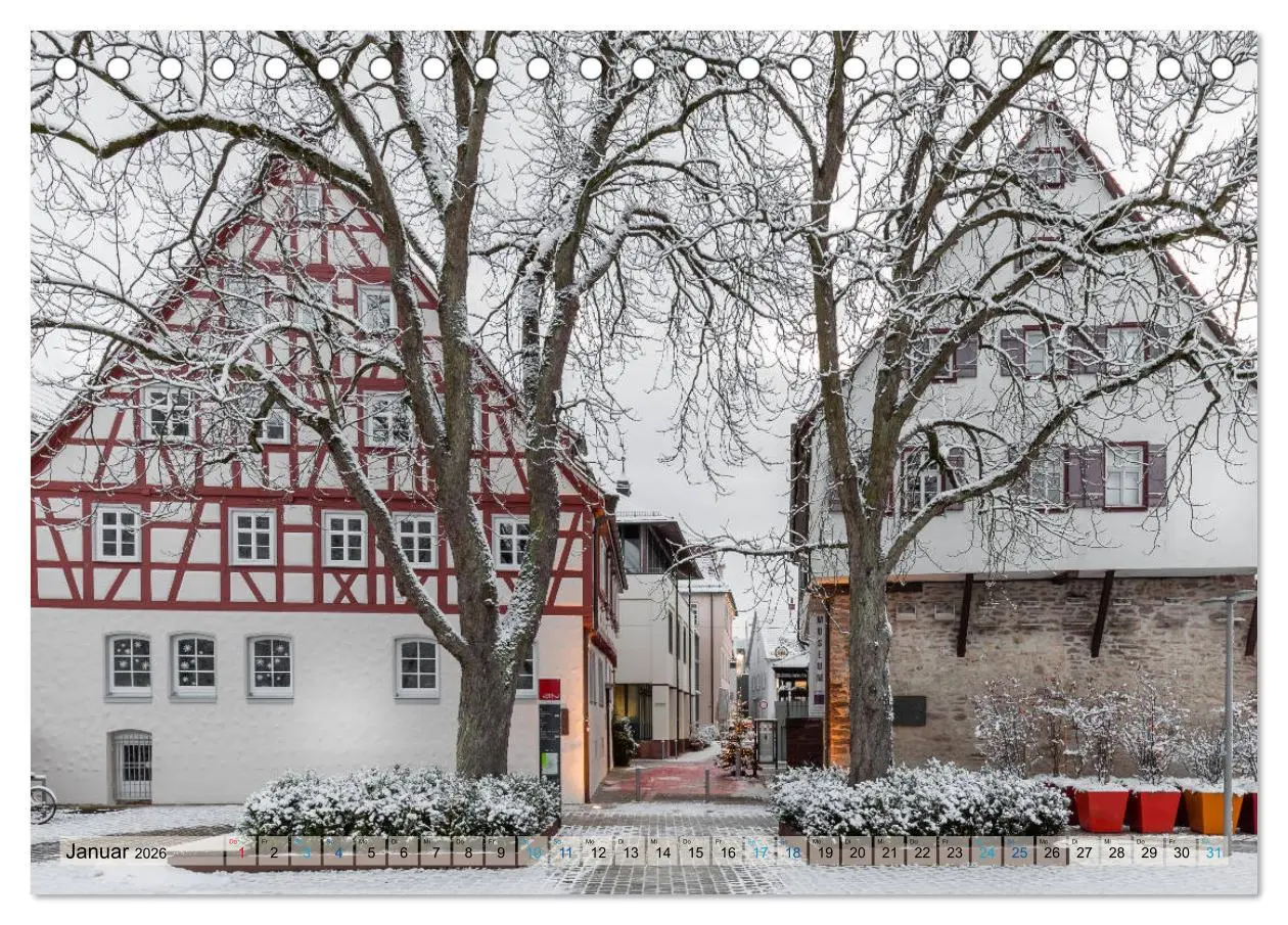 Bild: 9783457858370 | Nagold (Tischkalender 2026 DIN A5 quer), CALVENDO Monatskalender