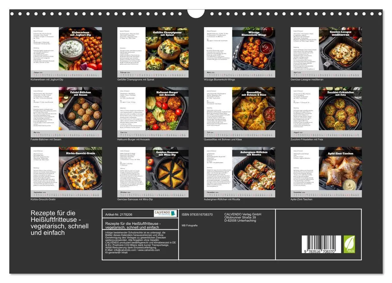 Bild: 9783516708370 | Rezepte für die Heißluftfritteuse - vegetarisch, schnell und...