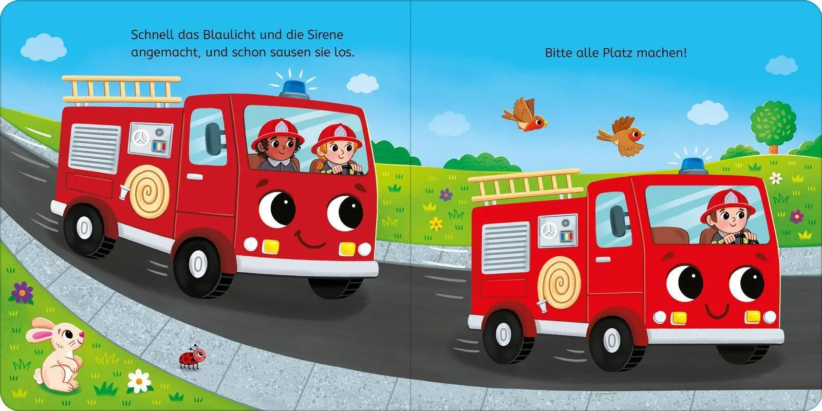 Bild: 9783845868370 | Tatütata, kleine Feuerwehr! | Mein Wackelaugenbuch | Emily Emerson