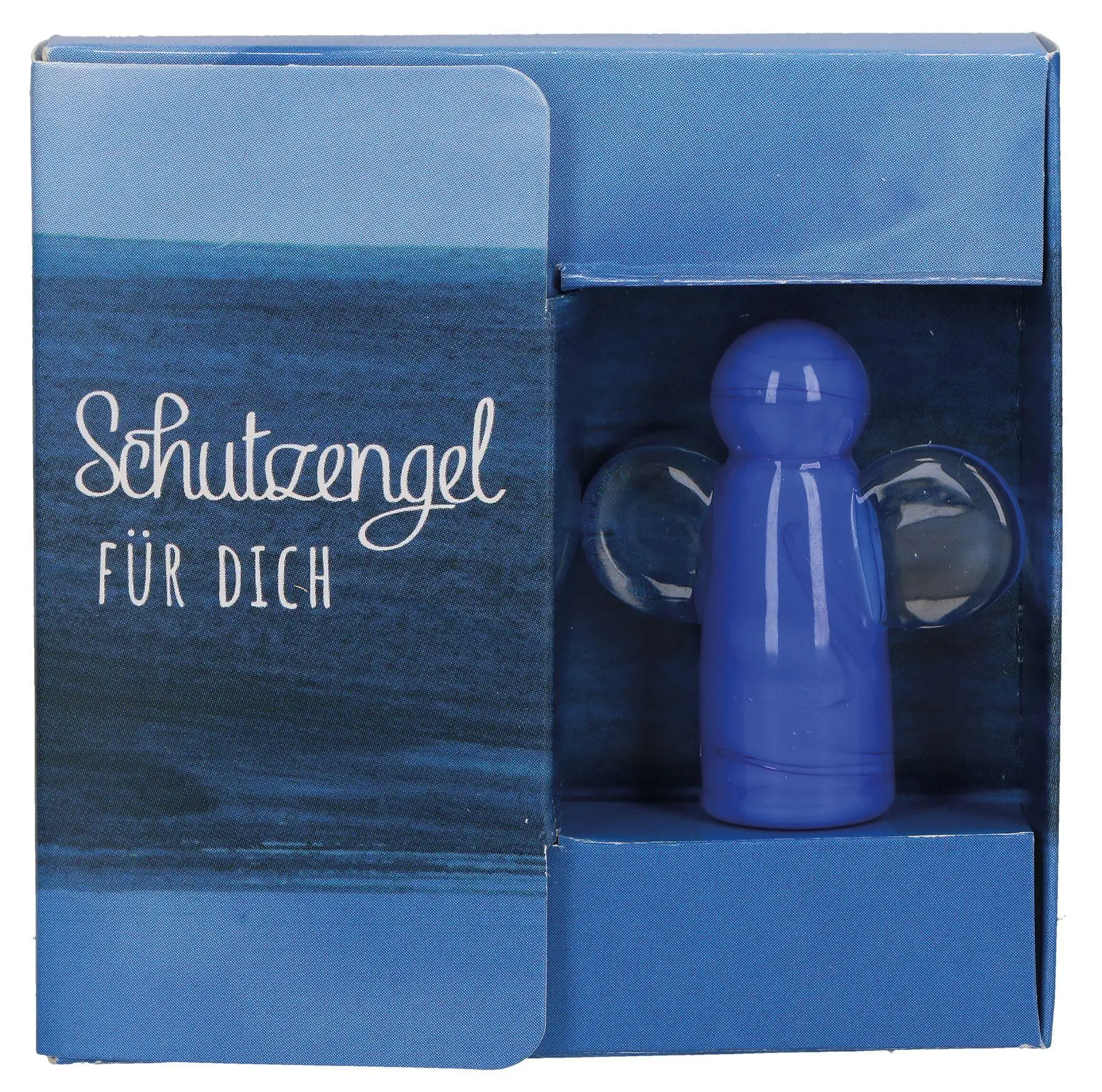 Schutzengel für dich. Engel-Figur (blau)