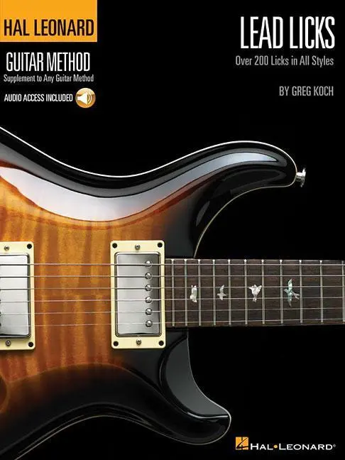 Cover: 9780634048470 | Lead Licks - Hal Leonard Guitar Method (Book/Online Audio) | Greg Koch
