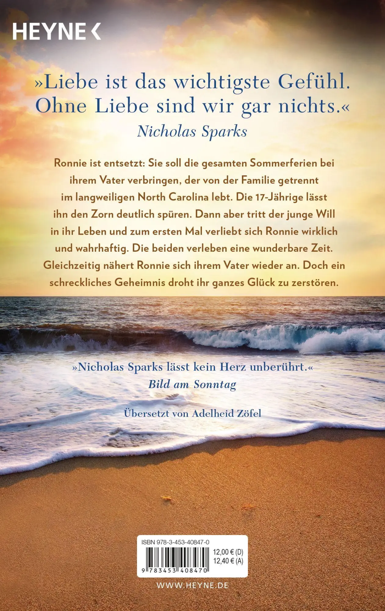 Bild: 9783453408470 | Mit dir an meiner Seite | Nicholas Sparks | Taschenbuch | 560 S.
