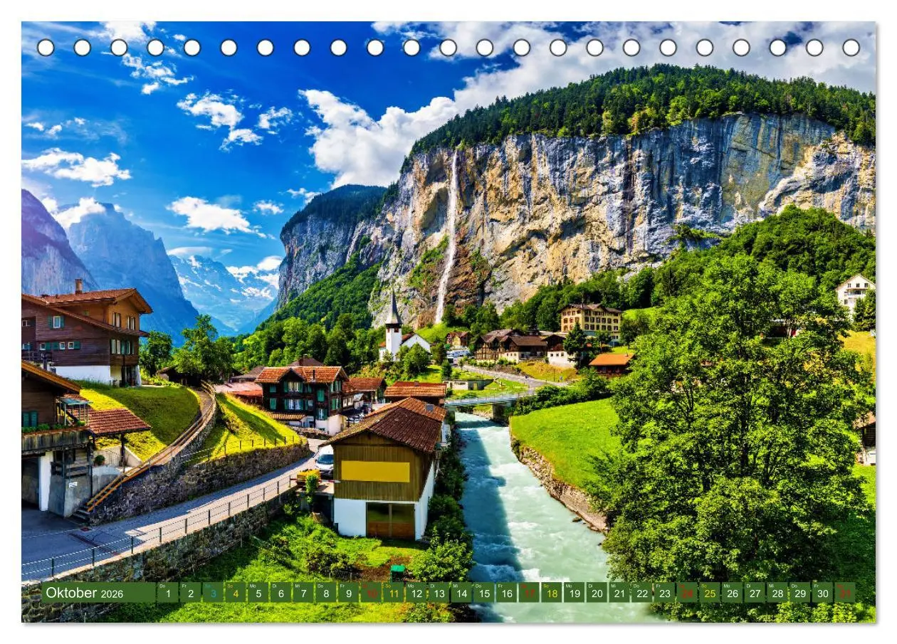 Bild: 9783457398470 | Berner Oberland - Ausflugsziele (Tischkalender 2026 DIN A5 quer),...