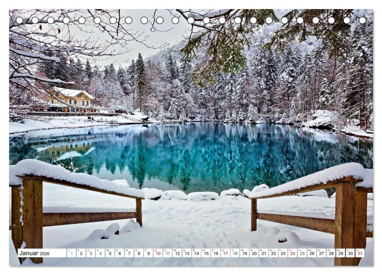 Bild: 9783457398470 | Berner Oberland - Ausflugsziele (Tischkalender 2026 DIN A5 quer),...