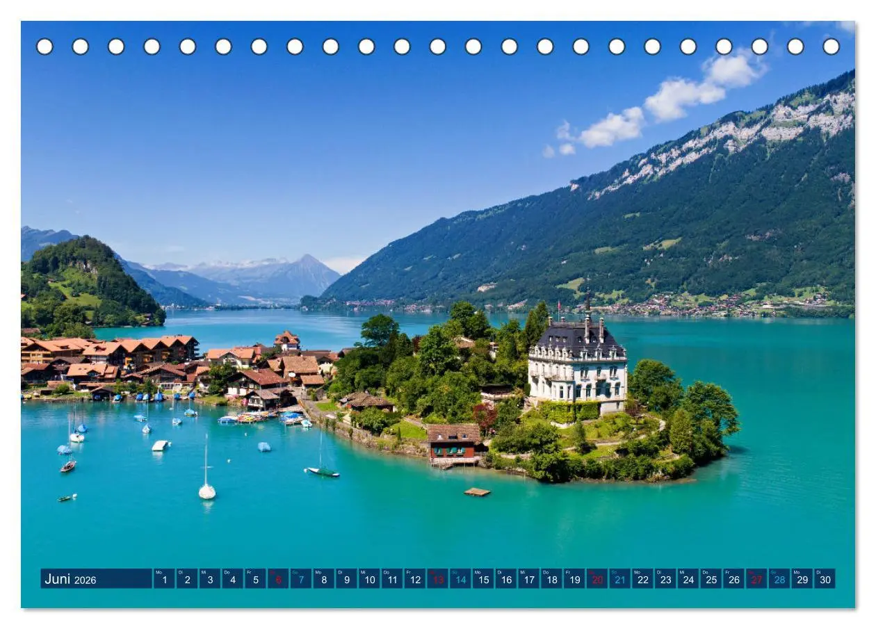 Bild: 9783457398470 | Berner Oberland - Ausflugsziele (Tischkalender 2026 DIN A5 quer),...