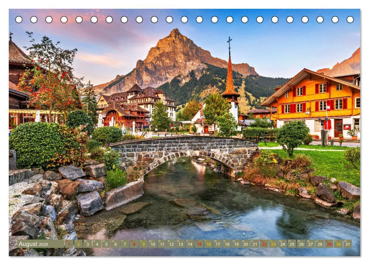 Bild: 9783457398470 | Berner Oberland - Ausflugsziele (Tischkalender 2026 DIN A5 quer),...