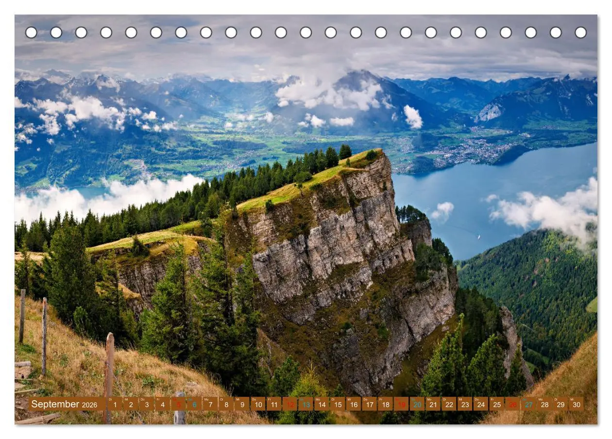 Bild: 9783457398470 | Berner Oberland - Ausflugsziele (Tischkalender 2026 DIN A5 quer),...