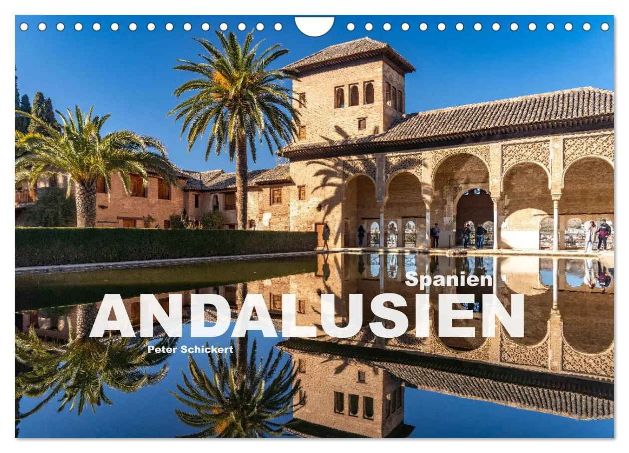 Cover: 9783457538470 | Spanien - Andalusien (Wandkalender 2026 DIN A4 quer), CALVENDO...