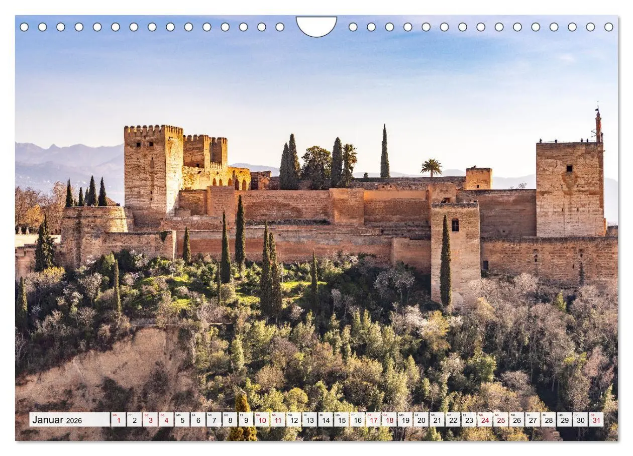 Bild: 9783457538470 | Spanien - Andalusien (Wandkalender 2026 DIN A4 quer), CALVENDO...