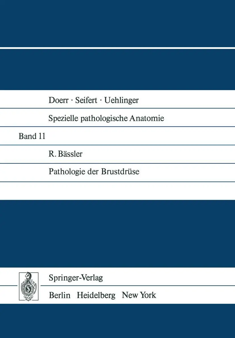 Cover: 9783642668470 | Pathologie der Brustdrüse | R. Bässler | Taschenbuch | xxx | Deutsch