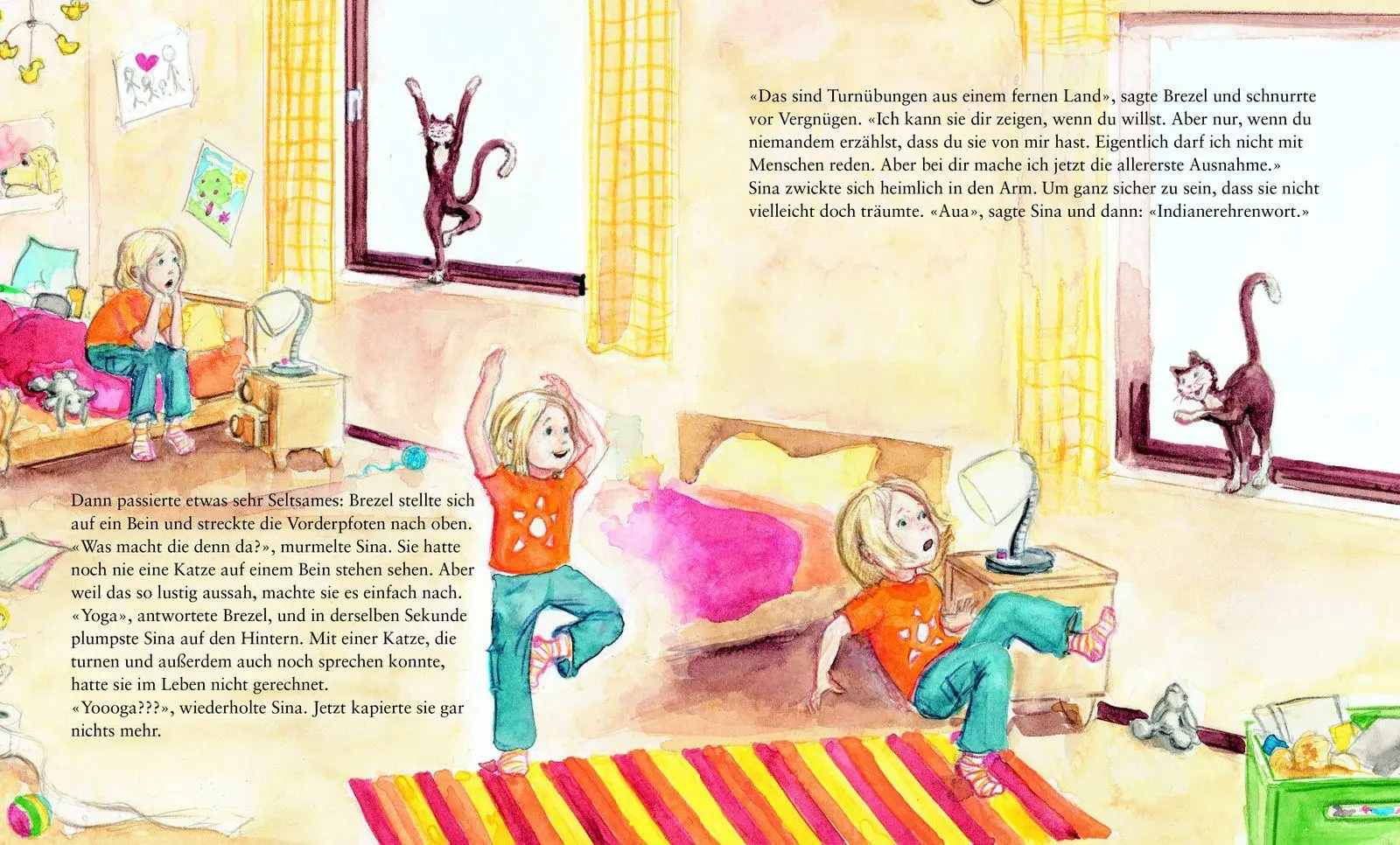 Bild: 9783733508470 | Sina und die Yogakatze | Ursula Karven (u. a.) | Taschenbuch | 48 S.