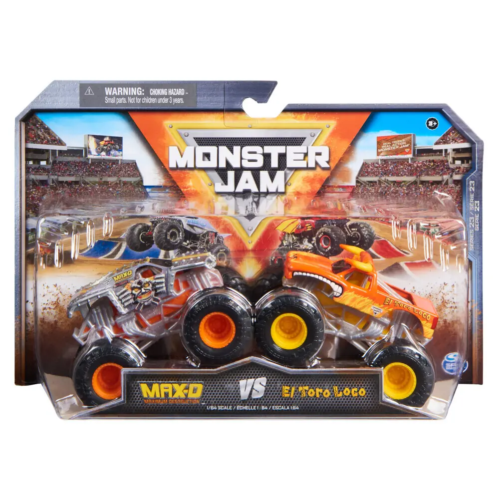 Cover: 778988458570 | MNJ 2-Pack 1:64 Max-D vs. El Toro Loco | Karton | 58570 | Deutsch