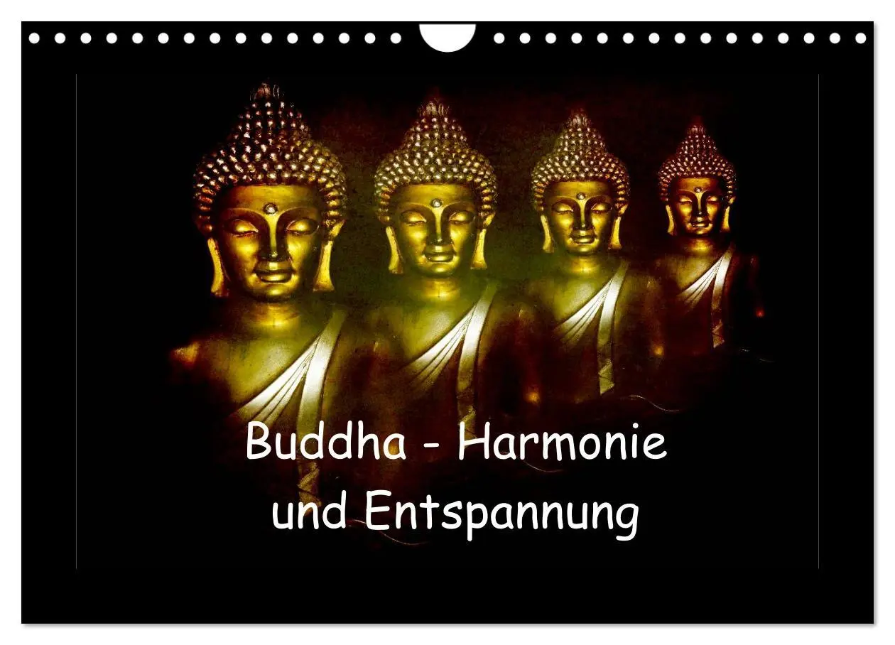 Cover: 9783516168570 | Buddha - Harmonie und Entspannung (Wandkalender 2026 DIN A4 quer),...