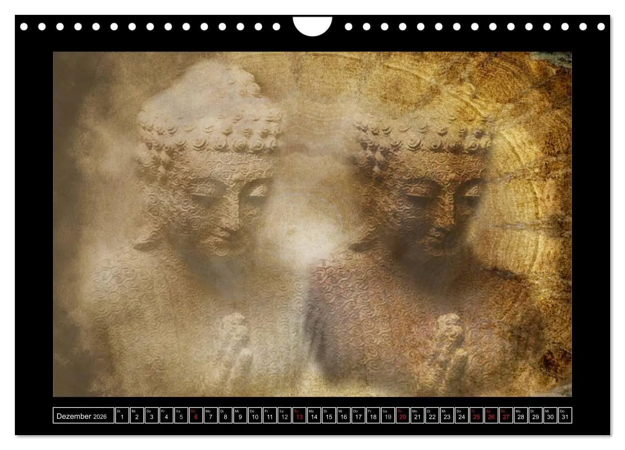 Bild: 9783516168570 | Buddha - Harmonie und Entspannung (Wandkalender 2026 DIN A4 quer),...
