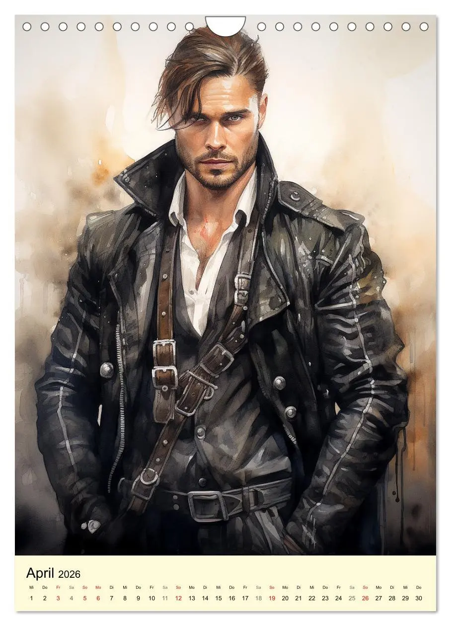 Bild: 9783516308570 | Steampunk Boys. Verwegene Männlichkeit (Wandkalender 2026 DIN A4...