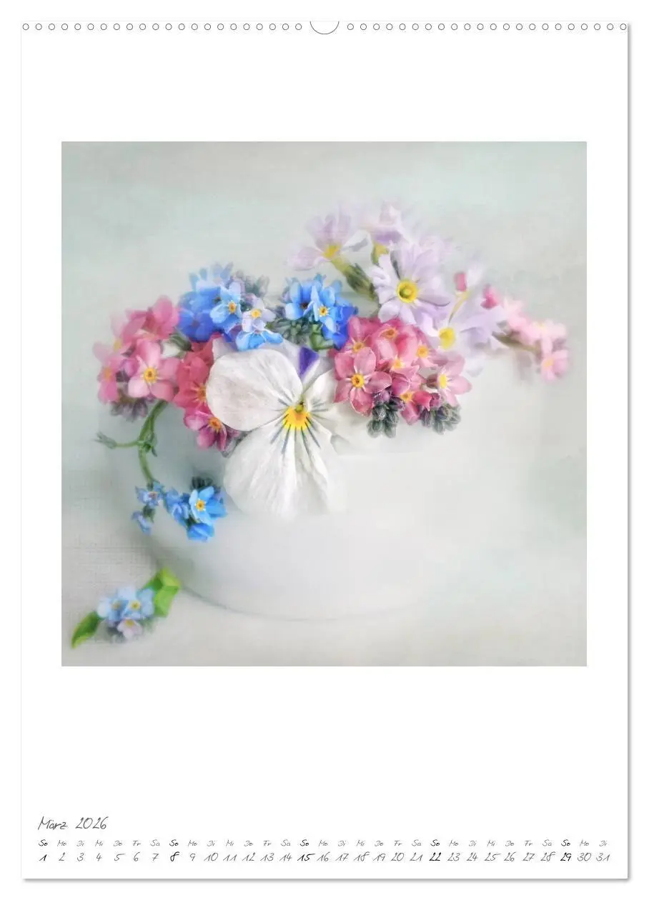 Bild: 9783516478570 | Flower Dreams (hochwertiger Premium Wandkalender 2026 DIN A2 hoch),...
