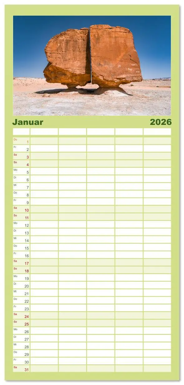 Bild: 9783516618570 | Familienplaner 2026 - Saudi Arabien - Königreich der Faszinationen...
