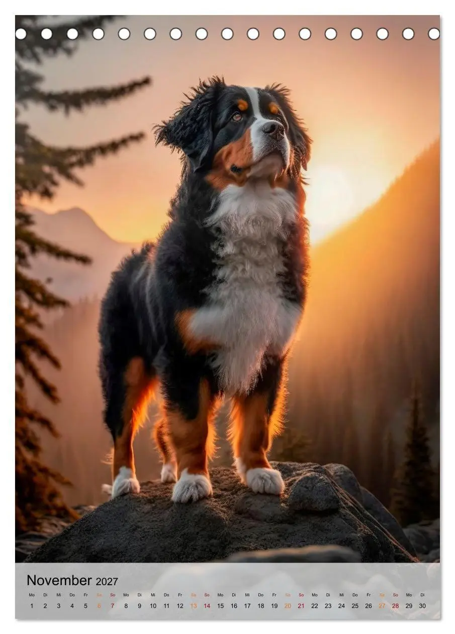 Bild: 9783569328570 | Berner Sennenhund - gutmütig und treu (Tischkalender 2027 DIN A5...