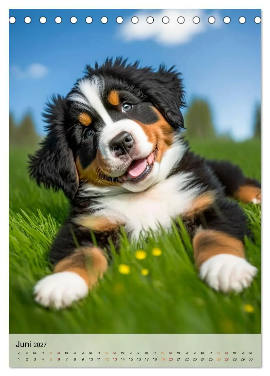 Bild: 9783569328570 | Berner Sennenhund - gutmütig und treu (Tischkalender 2027 DIN A5...