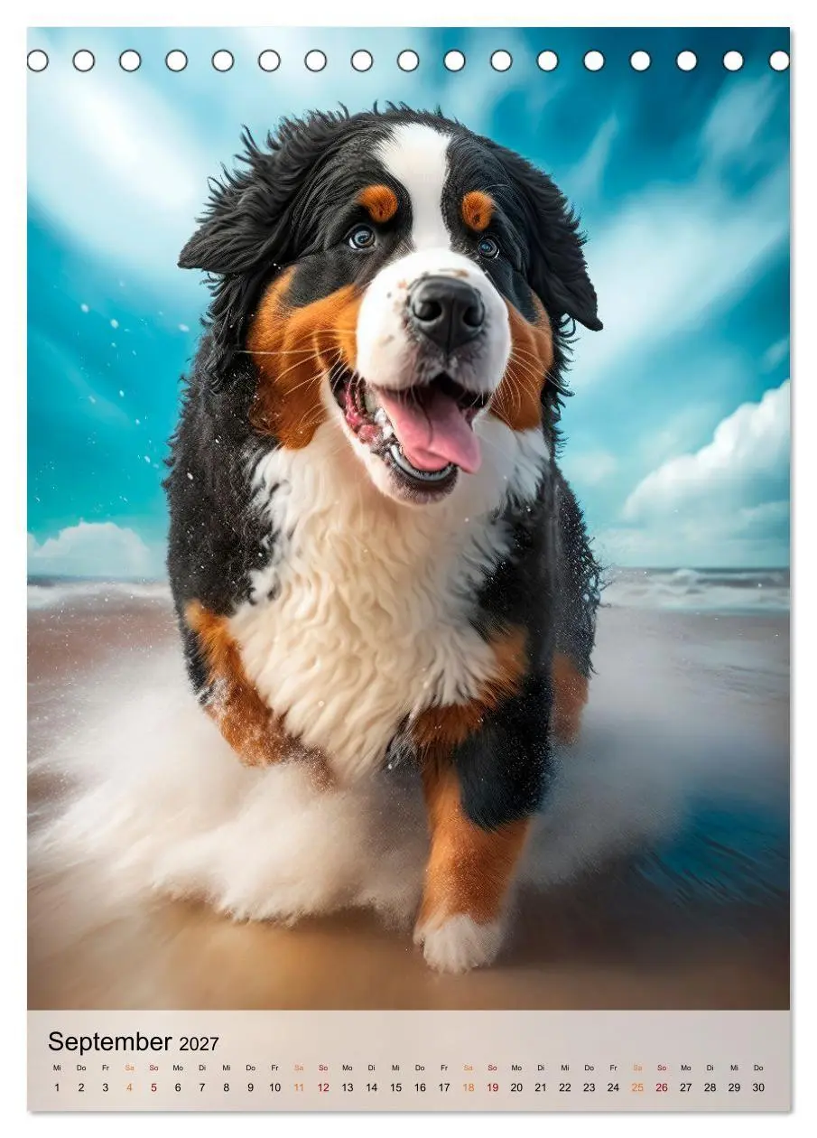 Bild: 9783569328570 | Berner Sennenhund - gutmütig und treu (Tischkalender 2027 DIN A5...