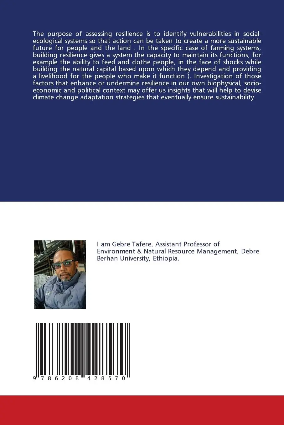 Rückseite: 9786208428570 | Resilience of Social-ecological Systems to Climate Change | Tafere