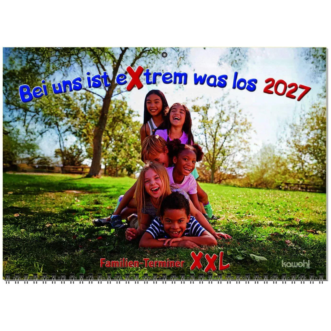 Cover: 9783754828670 | Bei uns ist extrem was los 2027 | Familien Terminer XXL | Kalender