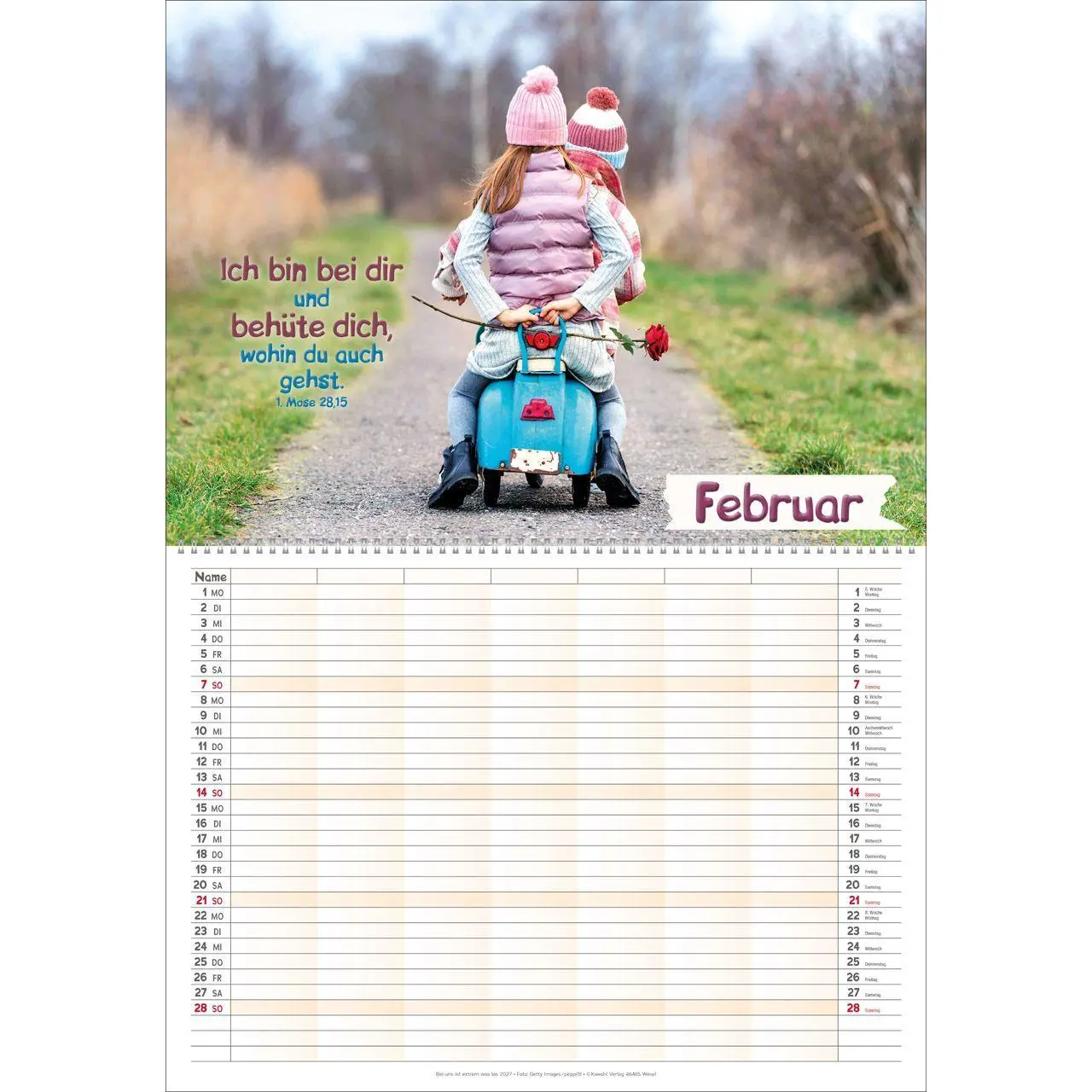 Bild: 9783754828670 | Bei uns ist extrem was los 2027 | Familien Terminer XXL | Kalender