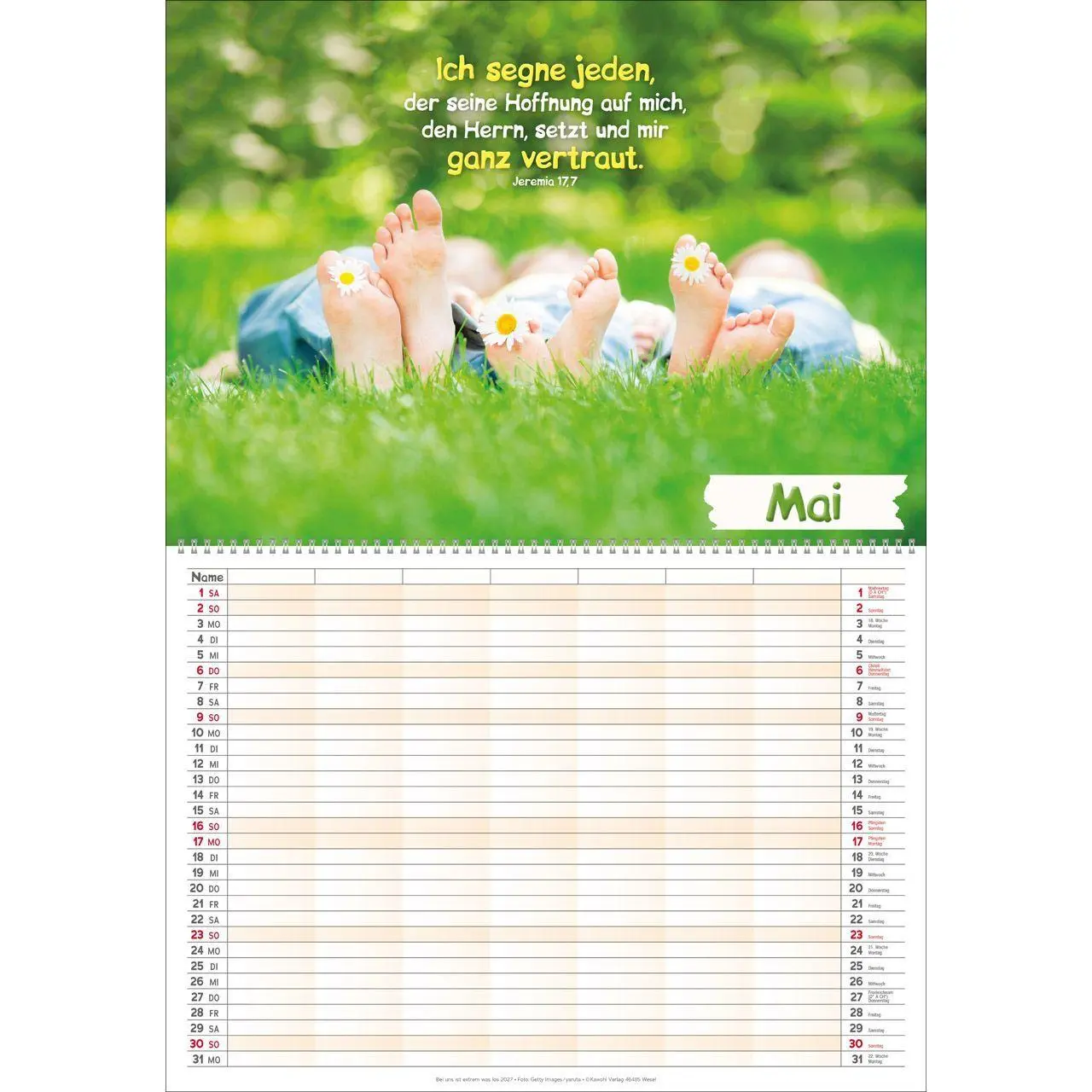 Bild: 9783754828670 | Bei uns ist extrem was los 2027 | Familien Terminer XXL | Kalender