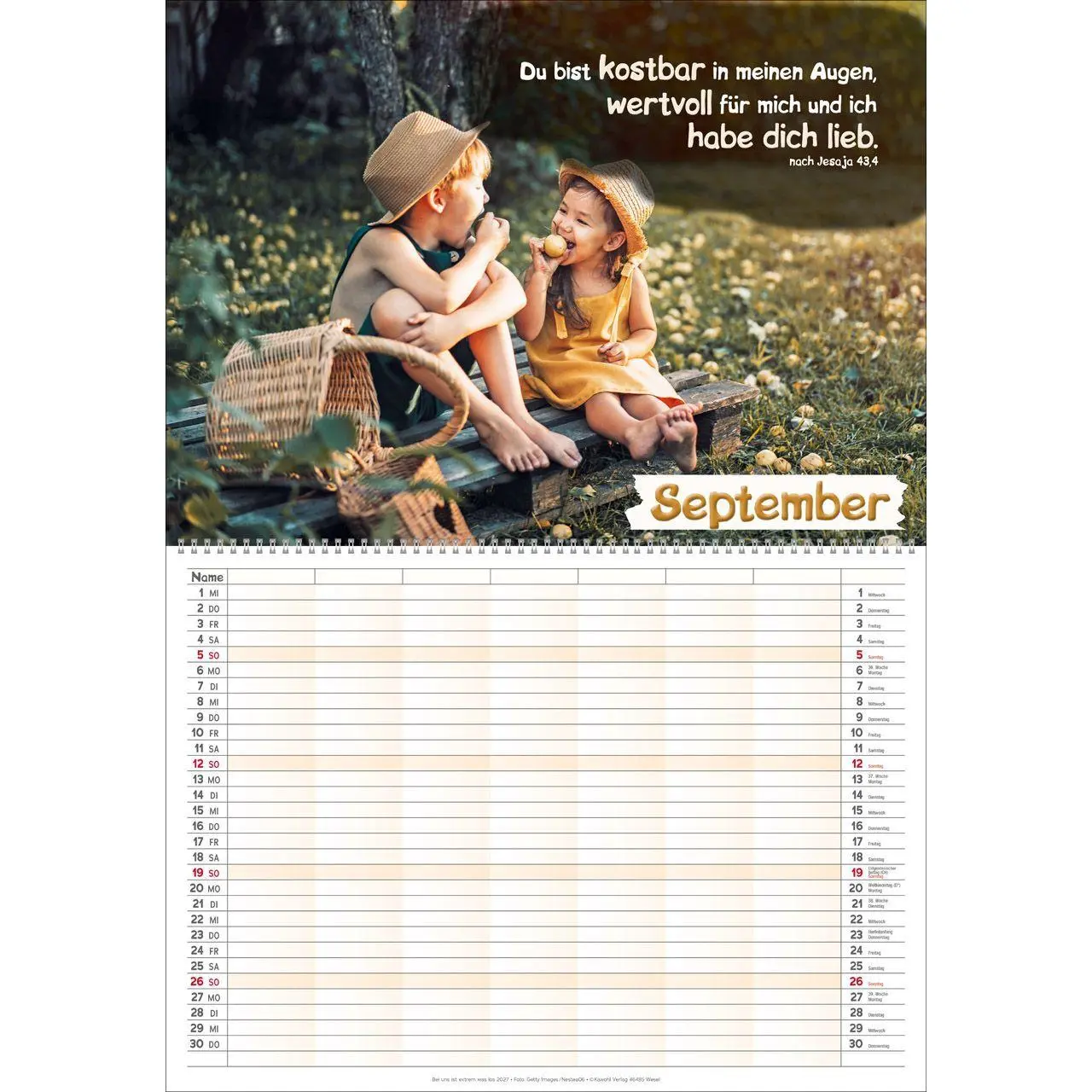 Bild: 9783754828670 | Bei uns ist extrem was los 2027 | Familien Terminer XXL | Kalender