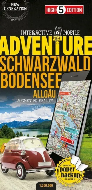 Cover: 9783906908670 | High 5 Edition Interactive Mobile ADVENTUREMAP Schwarzwald Bodensee...