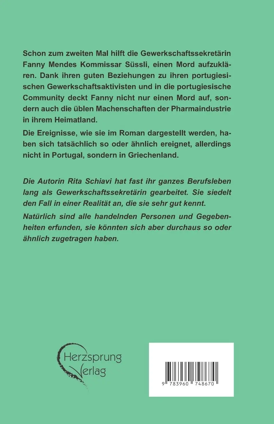 Rückseite: 9783960748670 | Der aus dem Fenster stürzte - Fanny Mendes' zweiter Fall | Schiavi | ?
