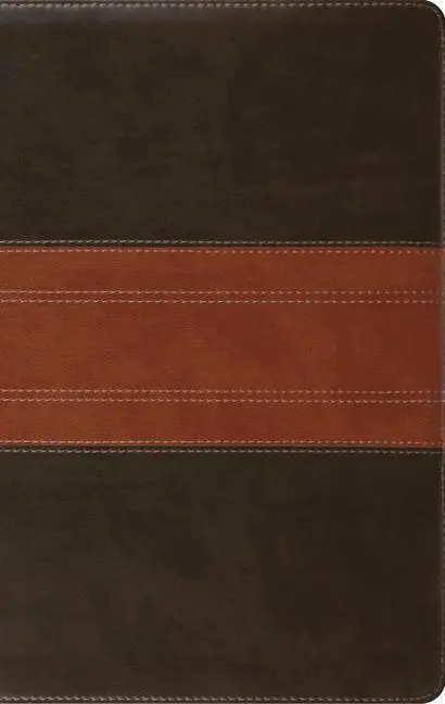 Cover: 9781433568770 | ESV Large Print Personal Size Bible (Trutone, Forest/Tan, Trail...