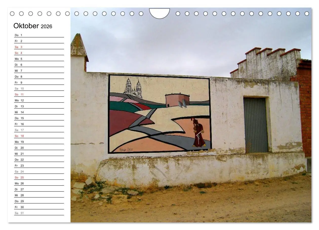 Bild: 9783457988770 | Jakobsweg - Camino Frances (Wandkalender 2026 DIN A4 quer),...